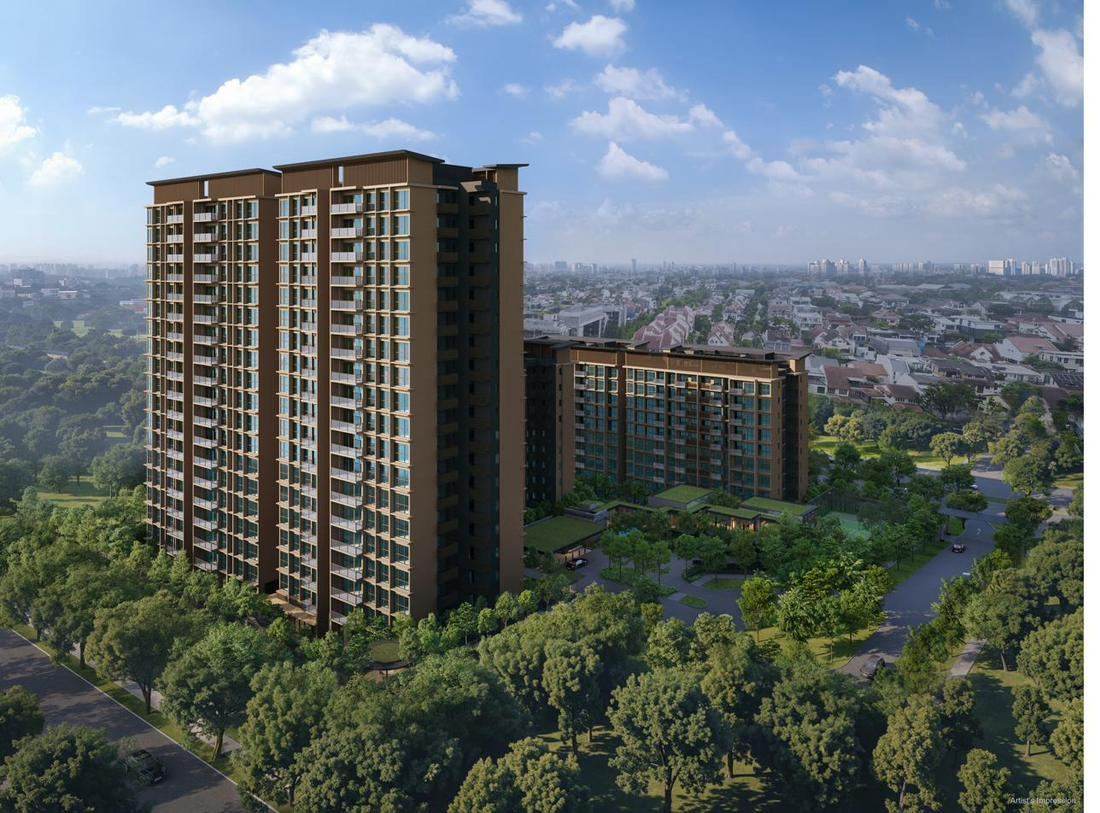 Dunearn House Luxury Collection block exterior facade, District 11 Singapore